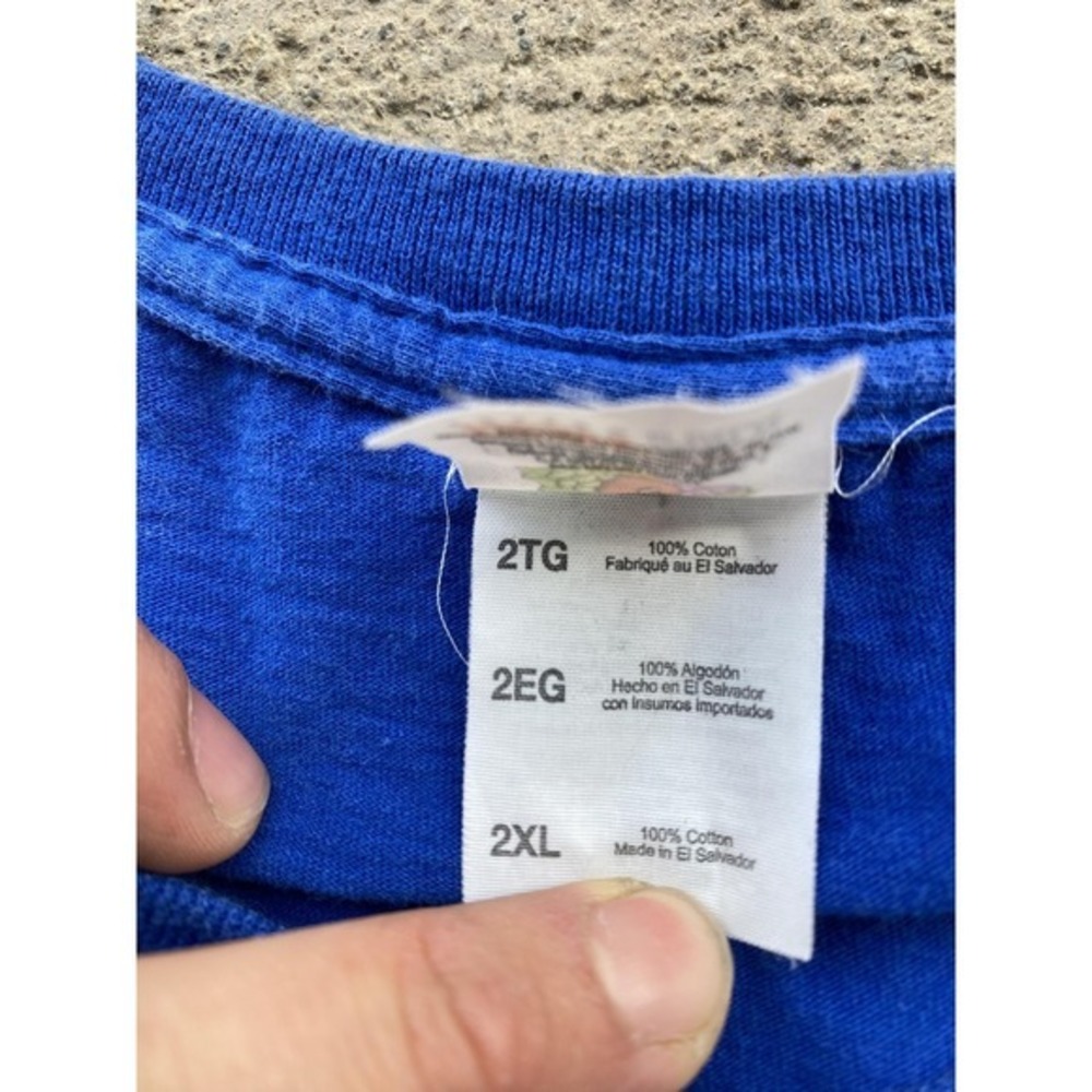 Vintage UCLA Bruins Shirt Mens 2XL Blue NCAA Fruit Of The Loom Straight Outta Te - Picture 6 of 10